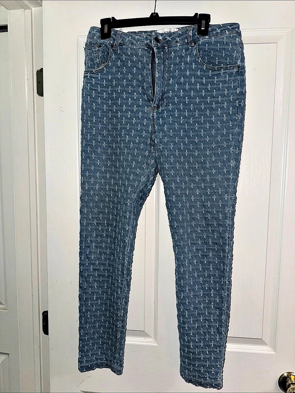Fashion Nova Distressed Skinny Jeans 2pc set